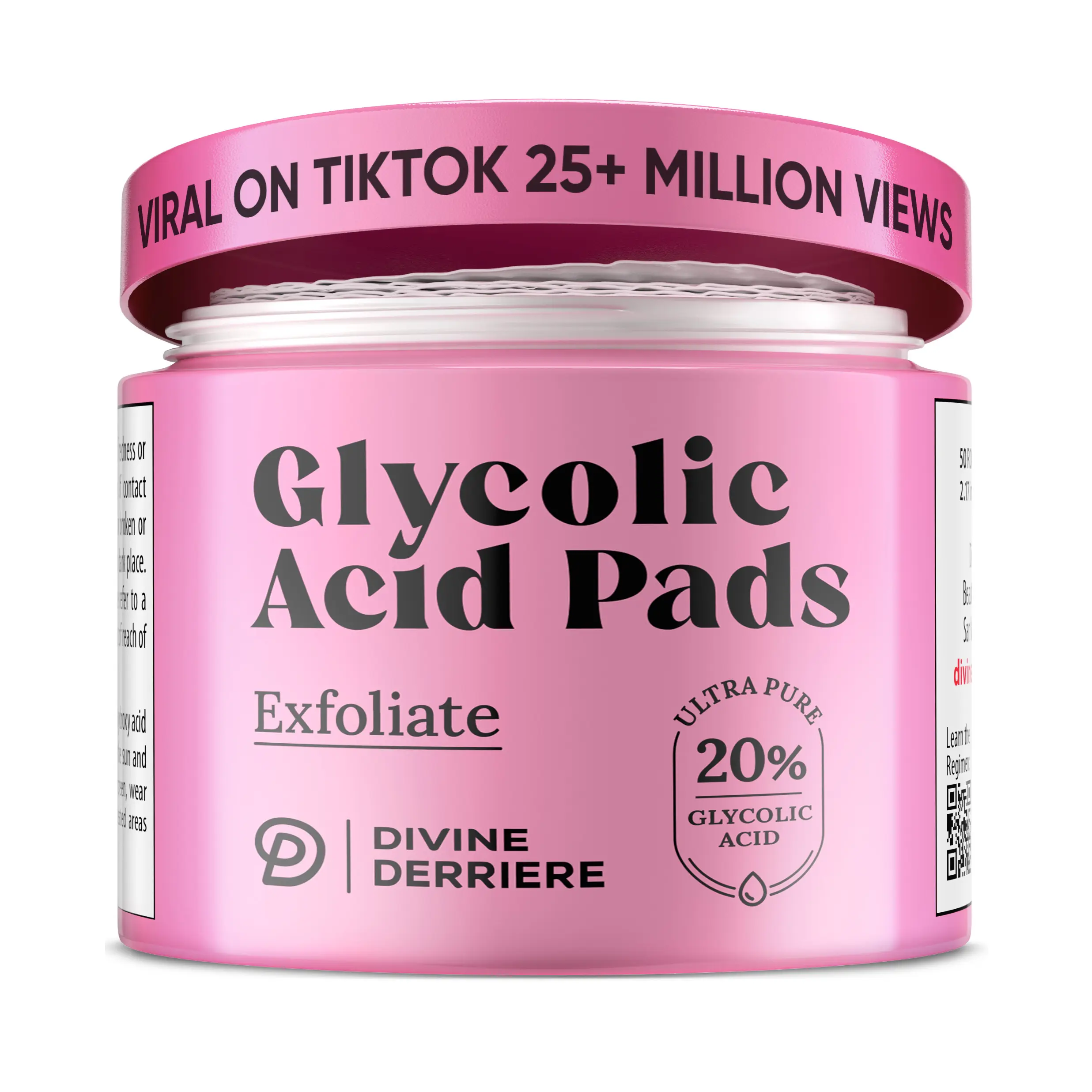 Divine Derriere Glycolic Acid Pads render